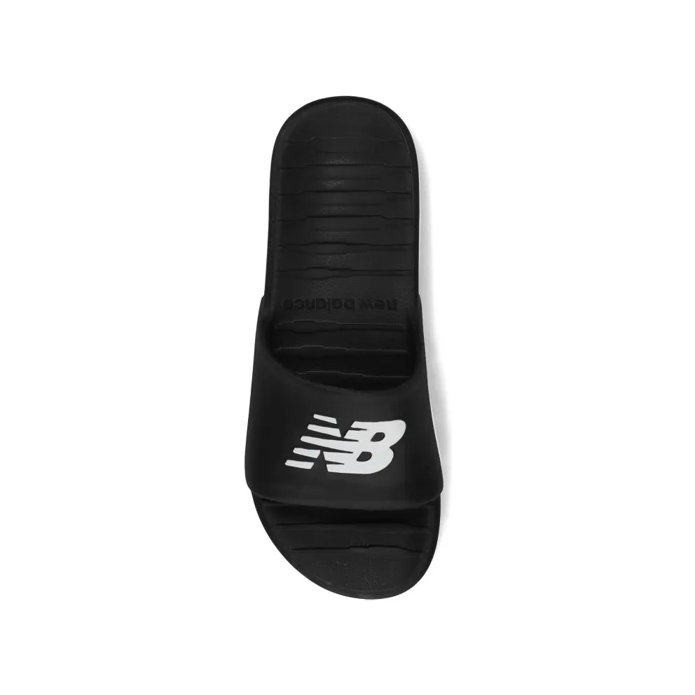 New Balance 100 Slide Black White (SUF100A1)