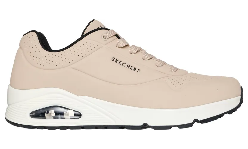 Skechers UNO – Stand On Air Natuurlijk/Zwart