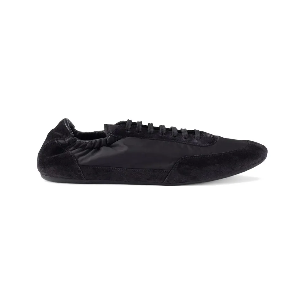 Prada Collapse Re-Nylon Suede Elasticized Black (2EG479_D7C_F0002_F_G001)