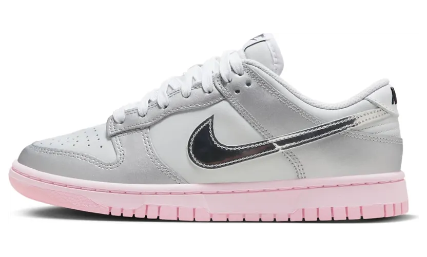 Nike Dunk Low LX “Metallic Silver Pink Foam” (HM3698-006)