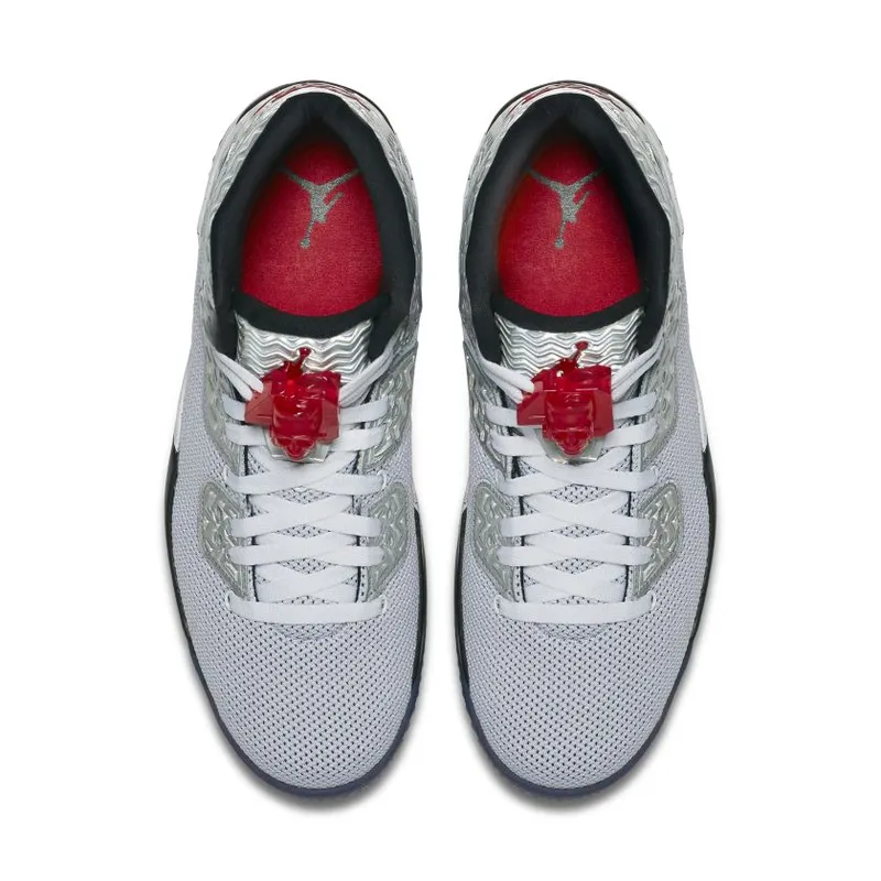 Jordan Air Spike Forty Pe White/Fire Red-Black White/Fire Red-Black (807541-101)