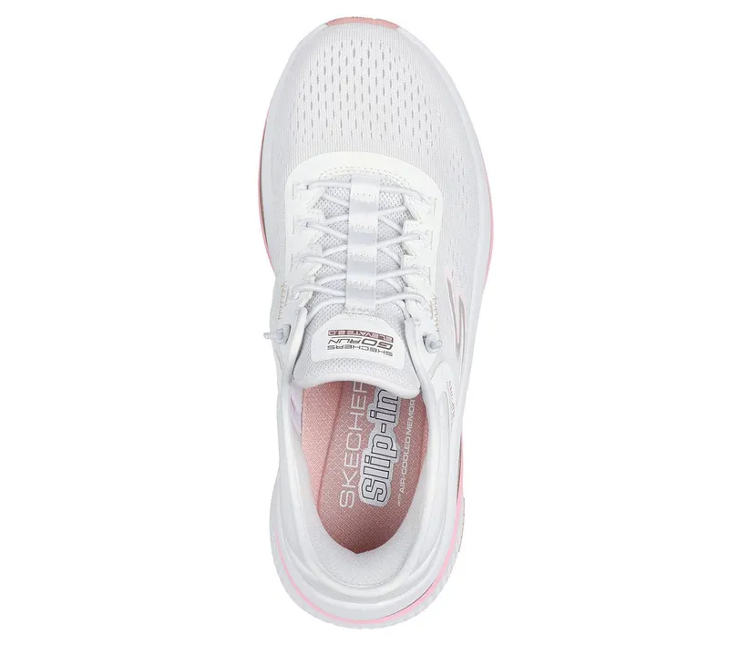 Skechers Slip-ins: GO RUN Elevate 2.0 – Banyan Sneaker White/Pink