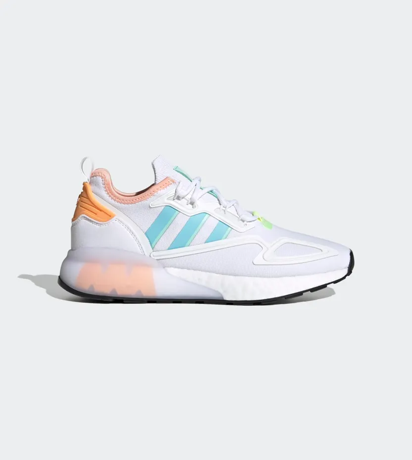 adidas ZX 2K Boost Core White / Hazy Sky / Glow Pink (H06578)