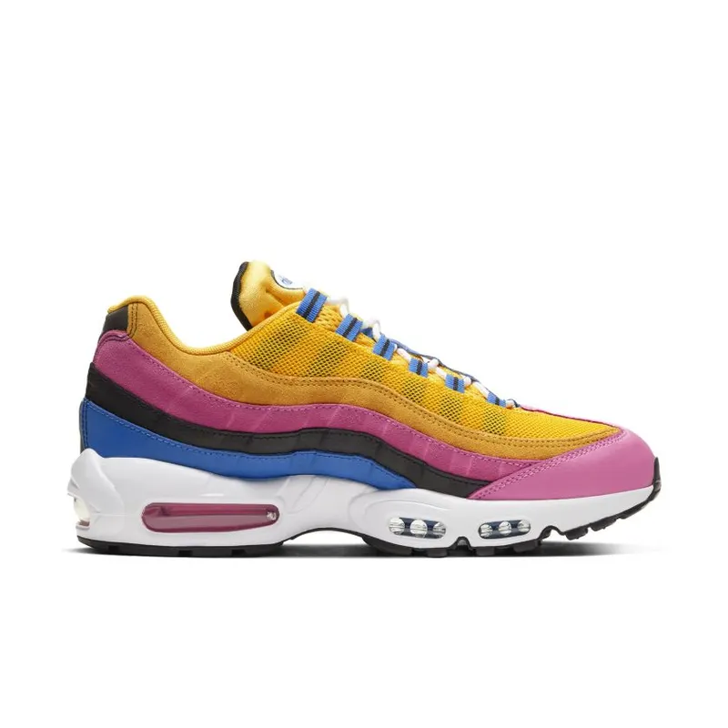 Nike Air Max 95 Multicolor Suede Yellow/Blue-Pink (CZ9170-700)