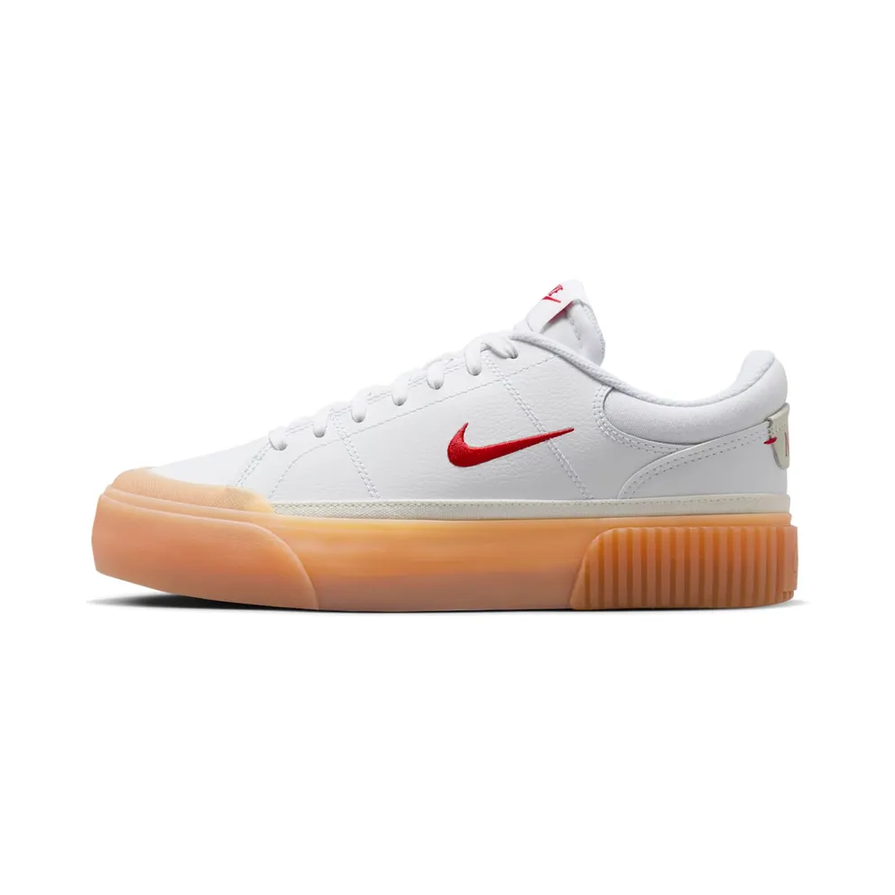 Nike Court Legacy Lift White Gum Yellow Sail University Red (FV5526-103)