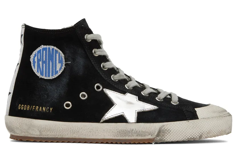 Golden Goose Black Francy Bike High-Top Sneakers (GMF00260.F002753.90312)