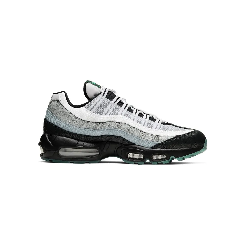 Nike Air Max 95 Day of the Dead (2019) White/Black-Aluminum (CT1139-001)
