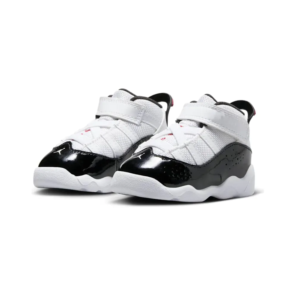 Jordan 6 Rings TD “White Varsity Red Black” (323420-164)