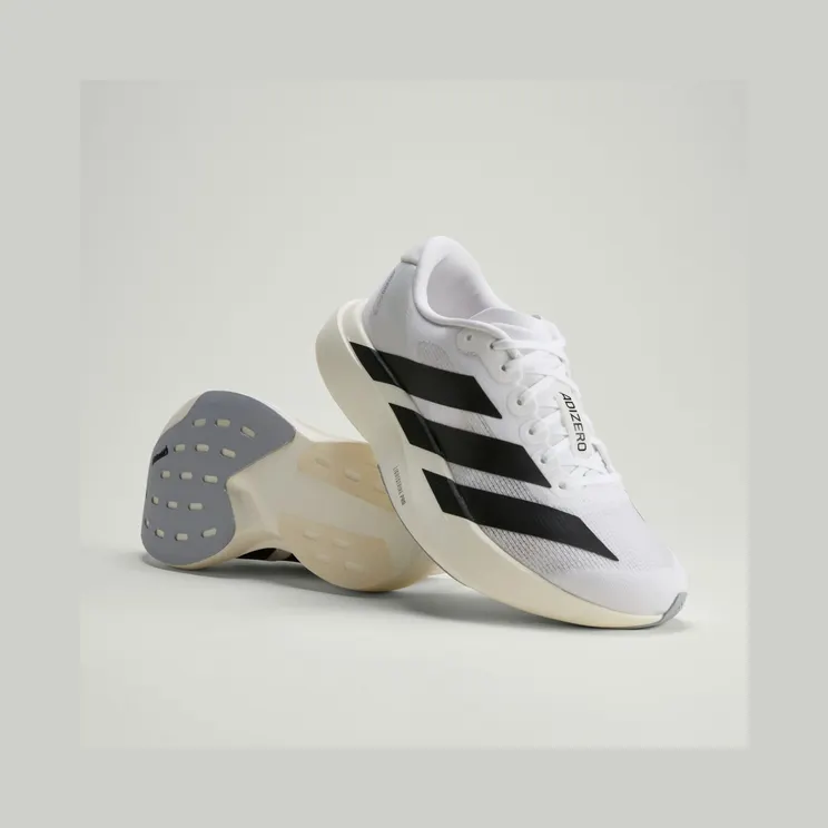 adidas Adizero Evo SL “Cloud White / Core Black / Cloud White” (JH6208)