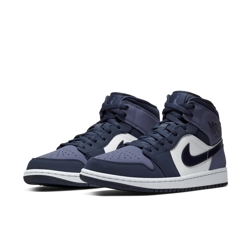 Air Jordan 1 Mid Obsidian Sanded Purple (2019) (554724-445)