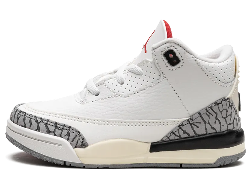 Air Jordan 3 TD “White Cement Reimagined 2023” (DM0968-100)