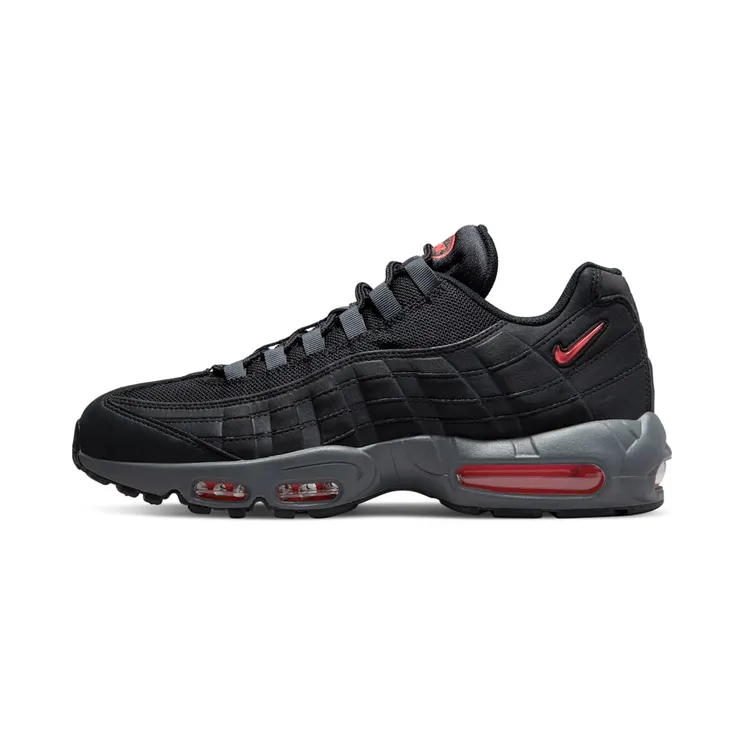 Nike Air Max 95 “Black / Dark Grey / White / University Red” (DV5672-001)