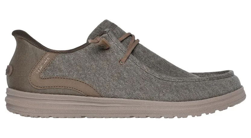 Skechers Slip-ins Relaxed Fit: Melson – Coronado Sneaker Kaki