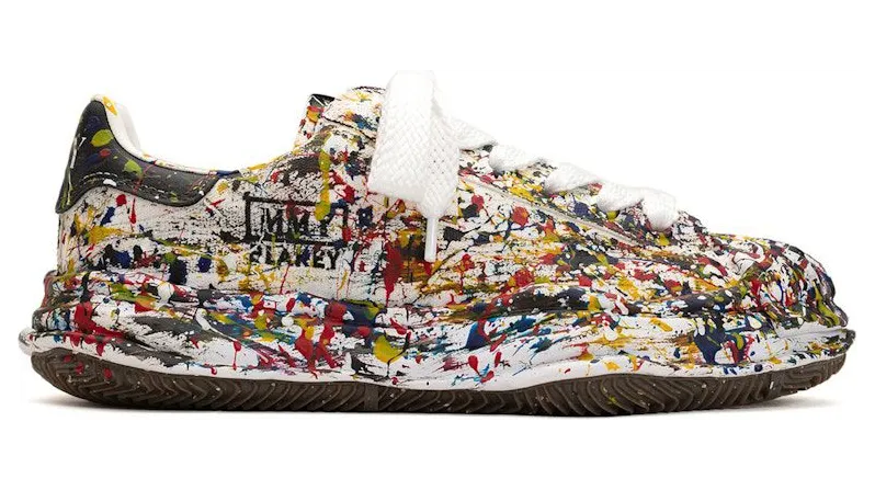 Maison Mihara Yasuhiro Blakey OG Sole Canvas Low Sputtering Paint White (A14FW738-WHT)