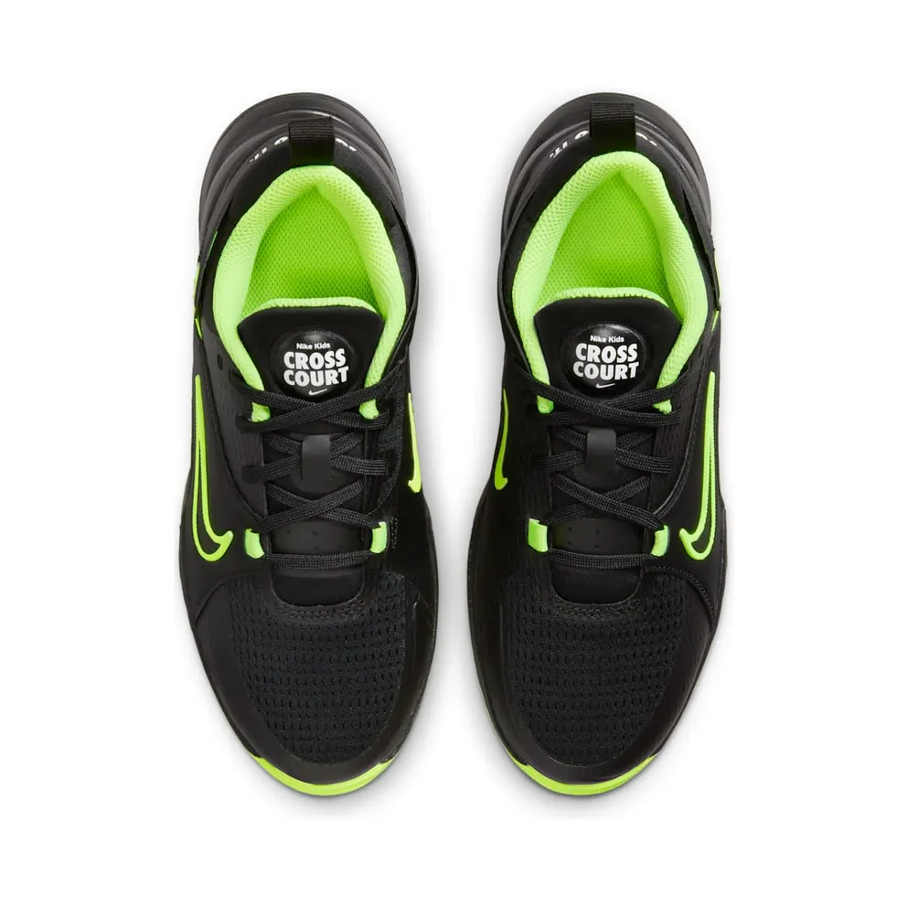 Nike Crosscourt Black White Volt (FN2231-001)