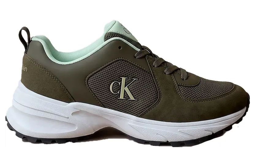 Calvin Klein sneaker Olijfgroen (HM0HM02448-0H9)