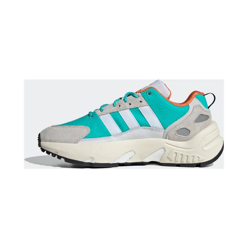 Adidas ZX 22 BOOST Cloud White / Semi Mint Rush / Semi Solar Orange (GY6693)