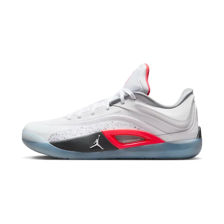 Jordan Zion 4 Flight “White / Photon Dust / Dark Smoke Grey / Infrared 23” (FB1802-103)