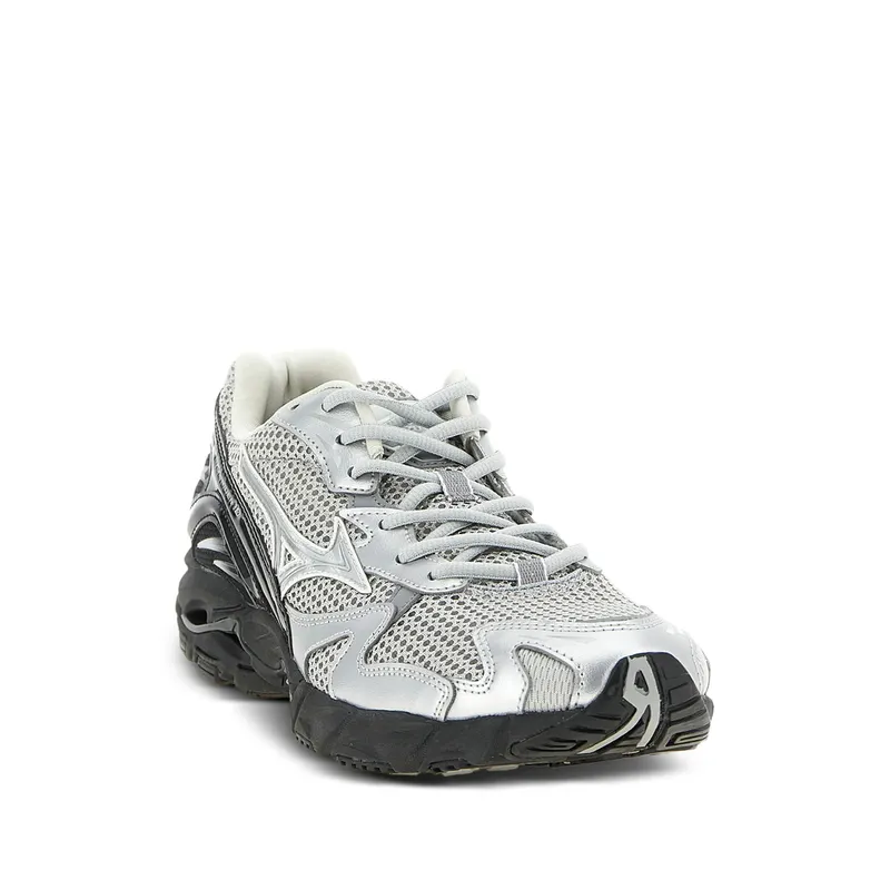 Mizuno Wave Rider 10 Lace-up “Silver/Black” (D1GA2616 02)