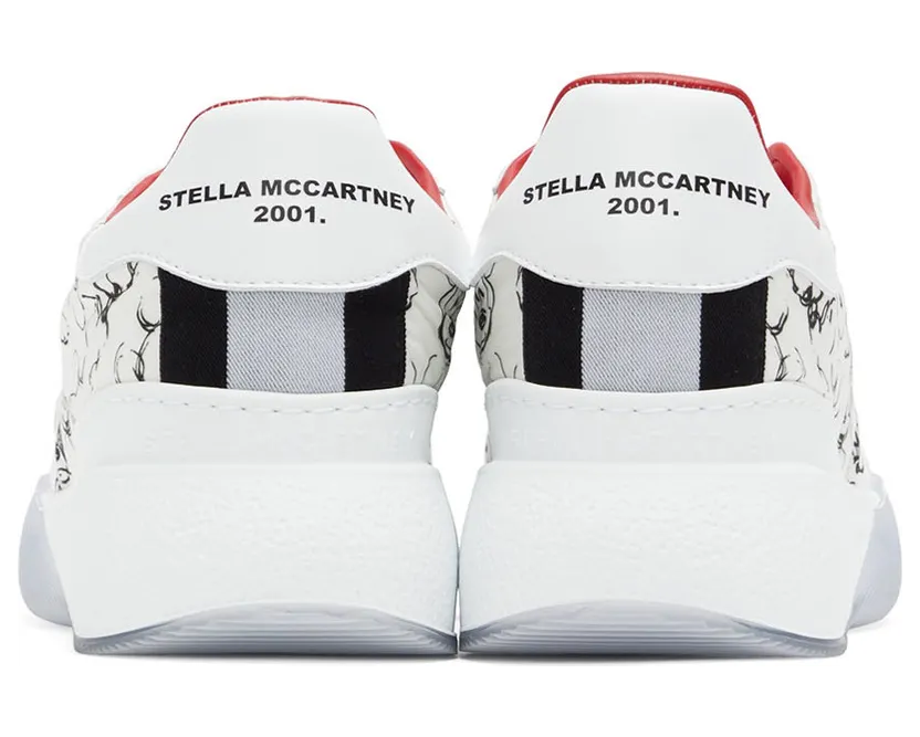 Stella McCartney White Fantasia Loop Sneakers (810071E00034) (2)