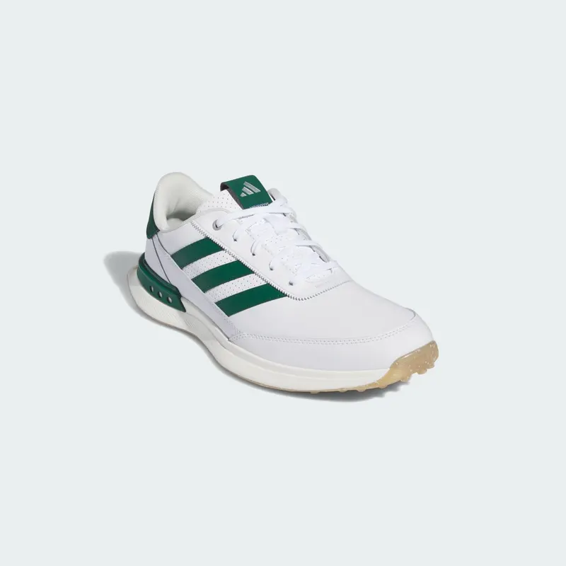 adidas S2G Spikeless Leather 24 Golf Cloud White Collegiate Green Gum (IF0299)