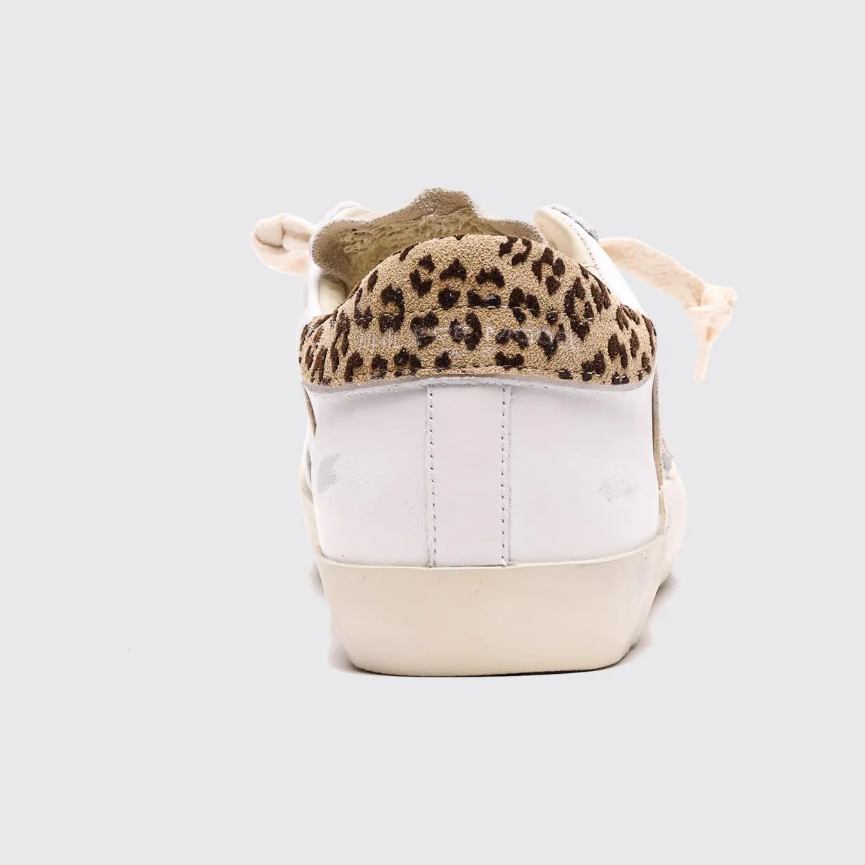 Philippe Model Paris Sneakers in Used Leather and Pony Skin White (PRLDVL14) (2)