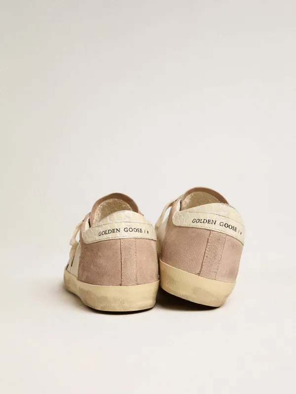 Golden Goose Women’S Super-Star Sneakers In Pink Suede With Silver Metallic Leather Star (GWF00103.F005370.11709) (5)
