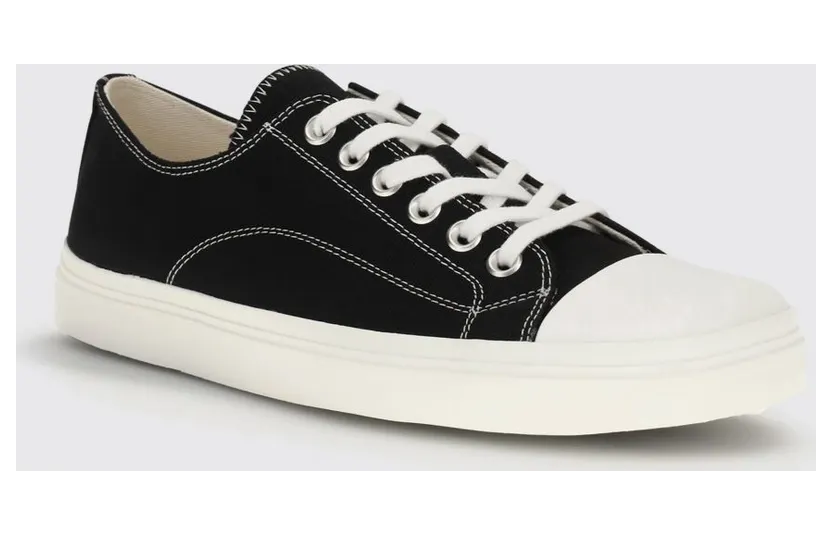 Moschino Cotton Canvas Sneakers Black (MB15053G0OGR000A)