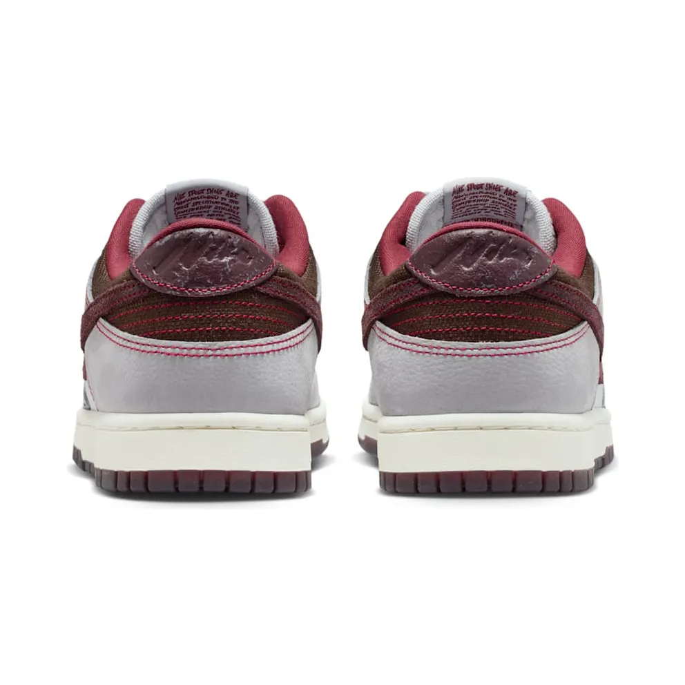 Nike Dunk Low Retro SE “Pure Platinum / Wolf Grey / Team Red / Burgundy Crush” (IH1942-001)