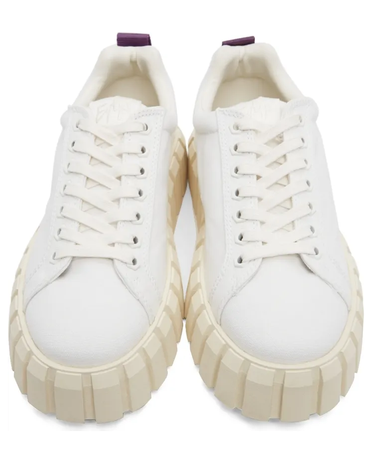 Eytys White Canvas Odessa Sneakers (OACW) (5)