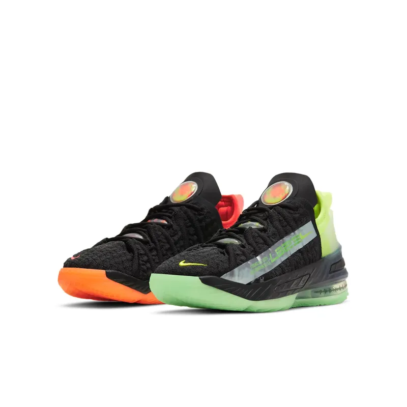 Nike LeBron 18 Black Crimson Volt (CW2760-009)
