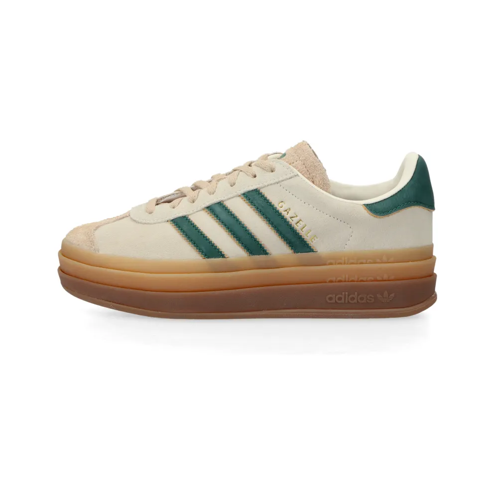 adidas Gazelle Bold W (cream white / collegiate green) – ID7056