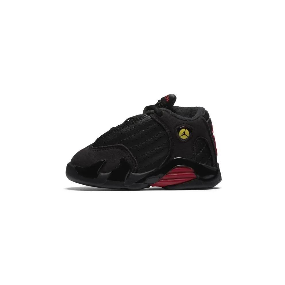 Jordan 14 Retro Last Shot 2018 (TD) Black/Varsity Red-Metallic Silver (312093-003)