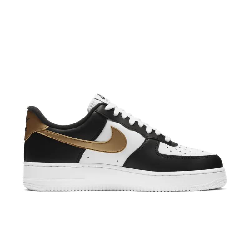 Nike Air Force 1 Low Black White Metallic Gold Black/White-Metallic Gold (CZ9189-001)