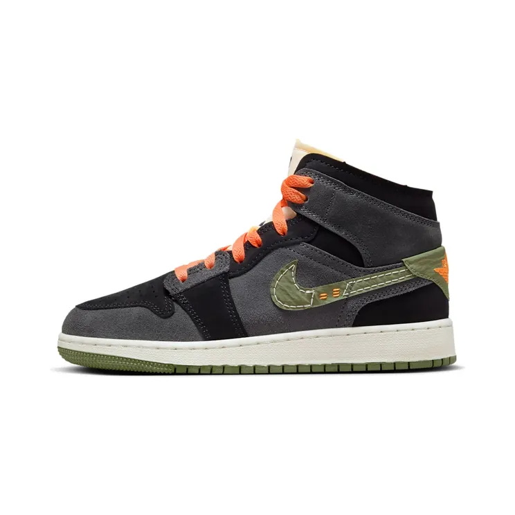 Air Jordan 1 Mid SE GS “Craft Anthracite Light Olive” (FD5847-003)