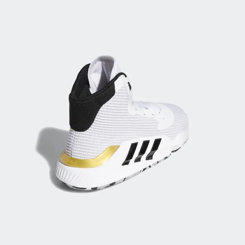 Adidas Pro Bounce 2019 ‘White Gold Metallic’ Cloud White/Core Black/Gold Metallic (EE3896)