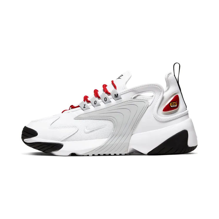 Nike Zoom 2K “White / Gym Red / Black / Pure Platinum” (AO0354-107)