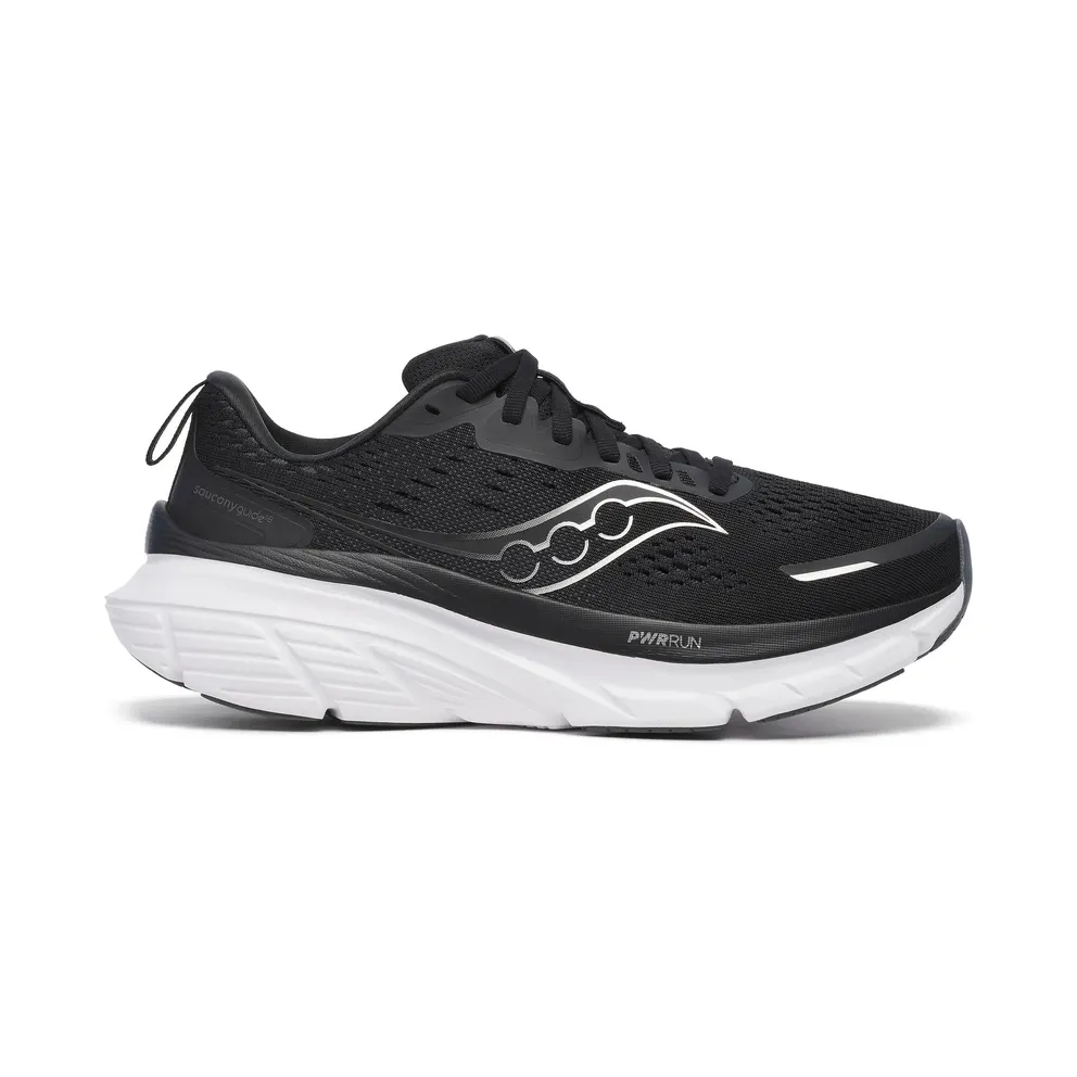 SAUCONY Guide 18 Wide “Black / White” (S10999-100)