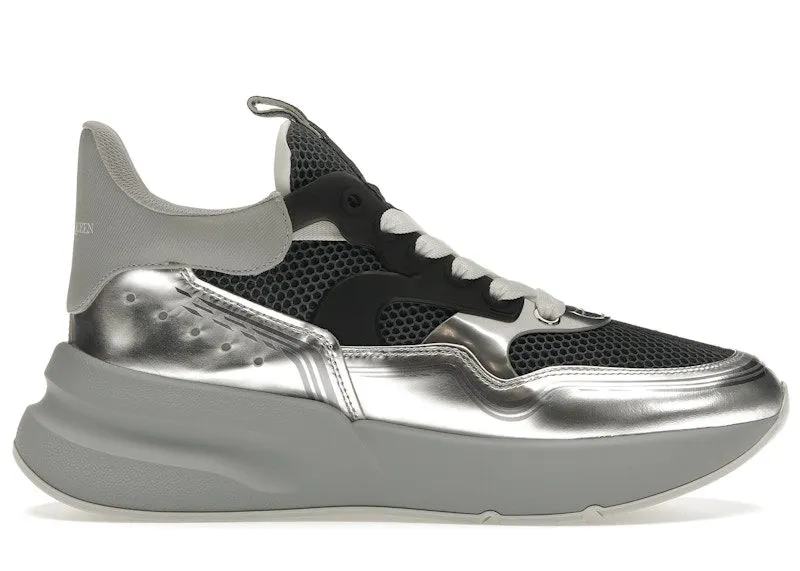 Alexander McQueen Oversized Runner Silver (662690 WHZQ1 8249)