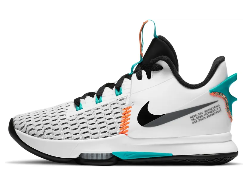 Nike LeBron Witness 5 White Clear Jade (CQ9380-100)
