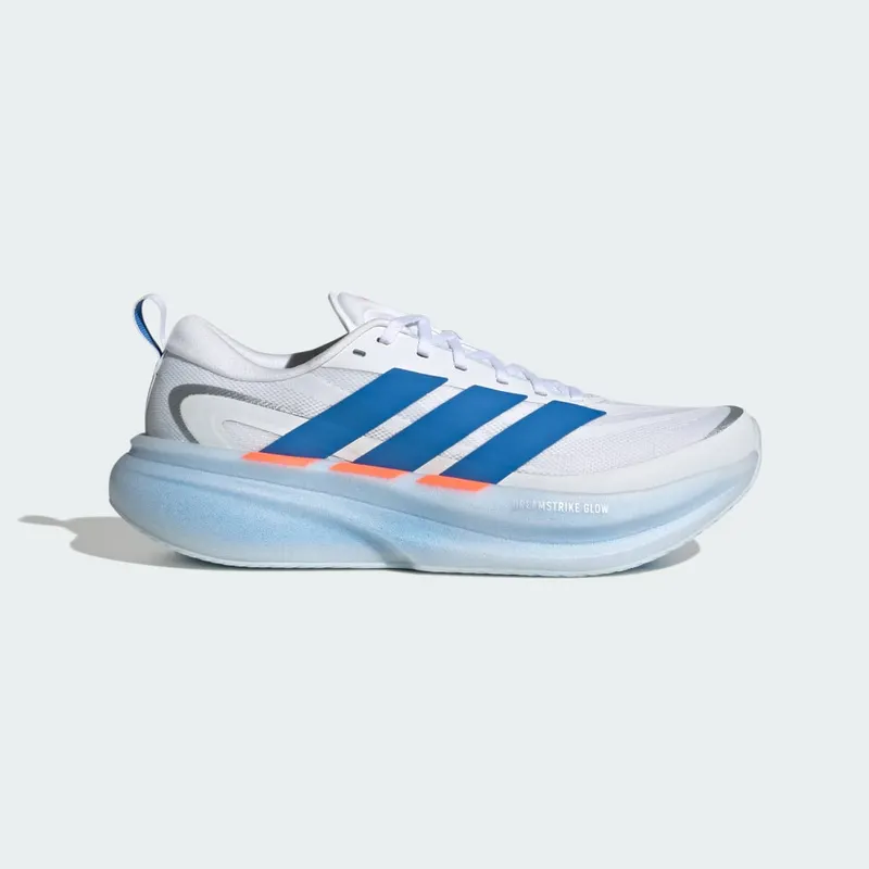 Adidas SUPERNOVA GLIDE Running Shoes Cloud White / Ray Blue / Lucid Orange (KJ1869)