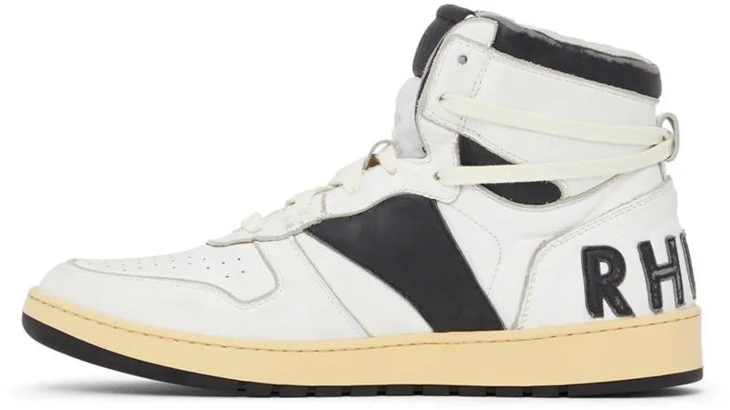 Rhude White & Black Rhecess Hi (RHFW21FO24039128)