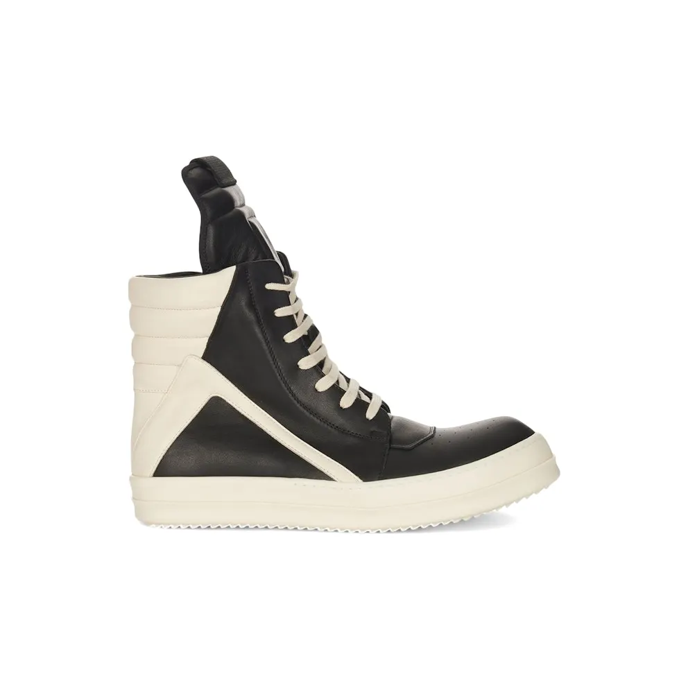Rick Owens Geobasket Sneakers Black Milk (RU01F2894 LCO 911)