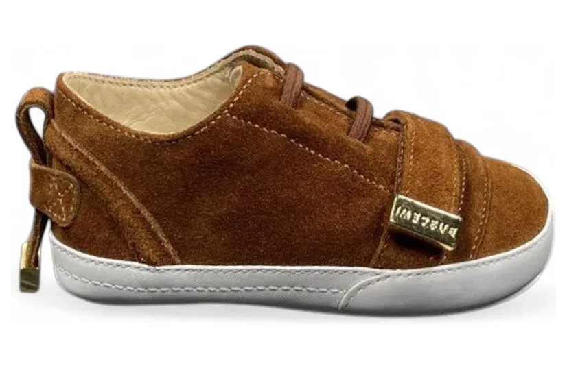 Buscemi 50MM Low Strap Ippocastano Brown Suede (Baby) (1050BBY19-IPS)