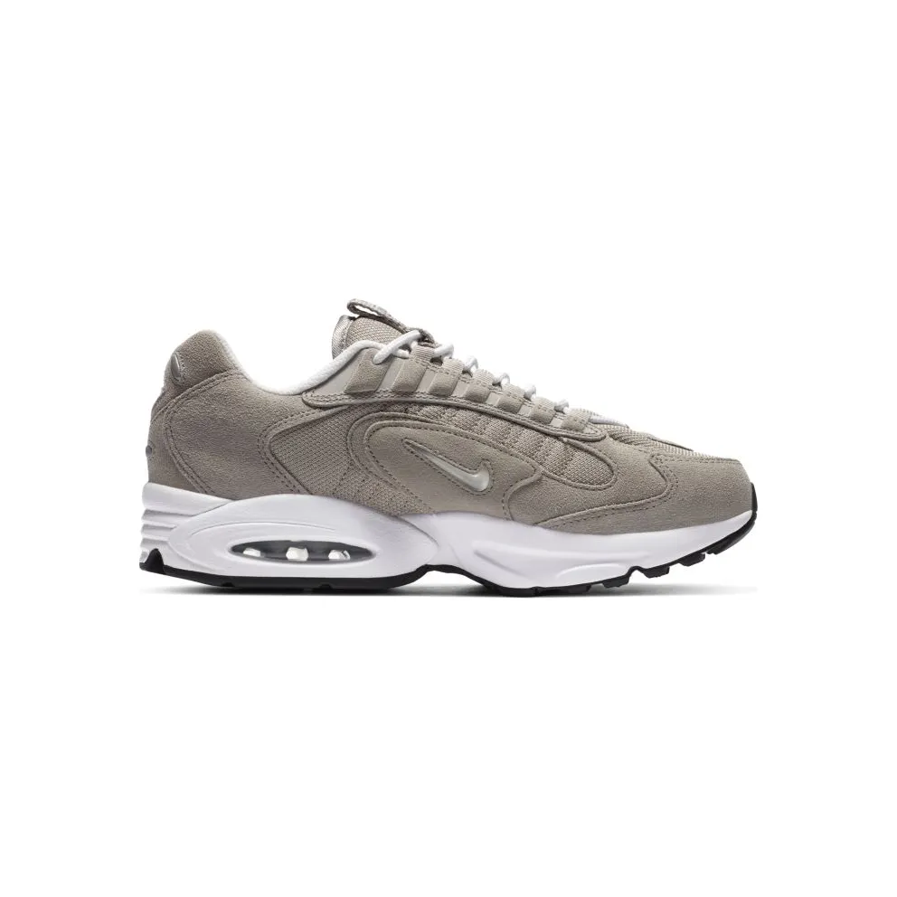 Nike Air Max Triax LE Grey Suede “Cobblestone / Metallic Silver / Black / White” (CT0171-001)