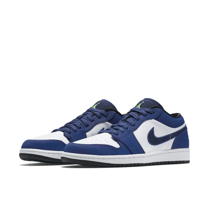 Jordan 1 Low Insignia Blue Insignia Blue/Wolf Grey-Ghost Green (553558-405)