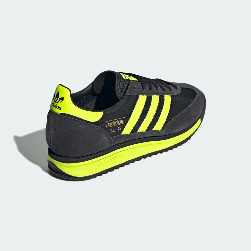 Adidas SL 72 RS “Core Black / Solar Yellow / Gold Metallic” (IG4647)