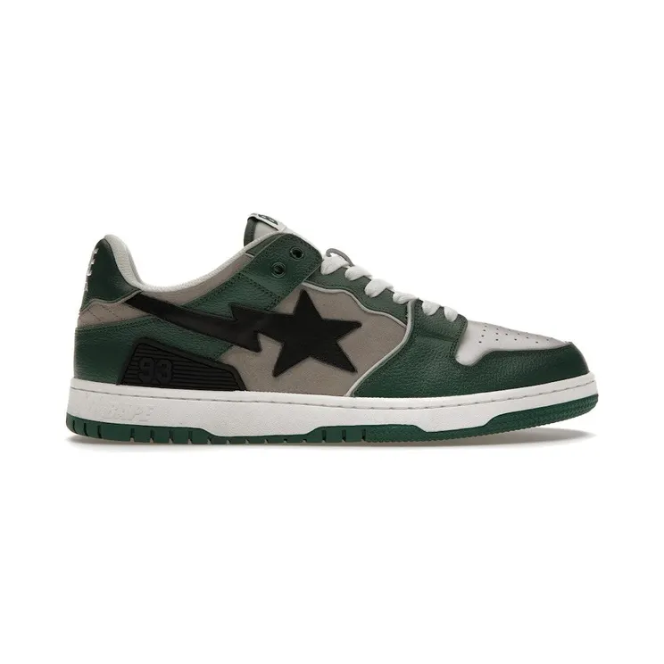 A Bathing Ape Bape SK8 Sta Green Grey (1I80-191-010)