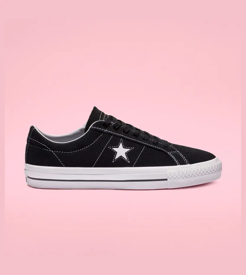 Converse One Star Pro Low ‘Black’ Black/White/White (159579C)