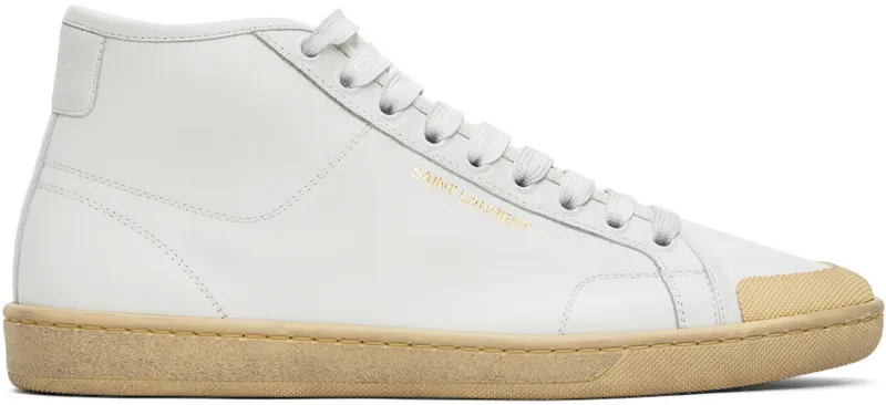 Saint Laurent White Court Classic SL/39 Mid (653489 04GB0)